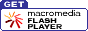 Go to the Macromedia site to download the Flash Player, version 6, which is often needed nowadays to get the full benefit of websites incorporating animations created with the Flash programme.