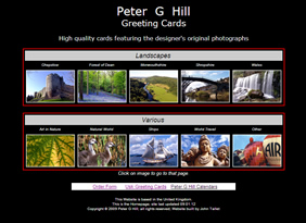 Peter G Hill Greeting Cards
