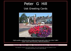 Peter G Hill Usk Greeting Cards