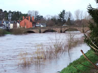 U17: The Usk in flood
