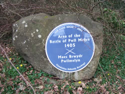 Battle of Pwll Melyn commemorative plaque
