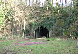 The old railway tunnel, Usk